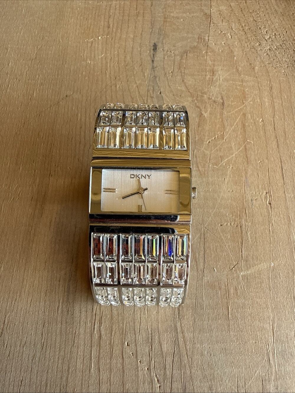 Gorgeous Ladies DKNY Bracelet Watch NY3768 Crystal Rhinestones